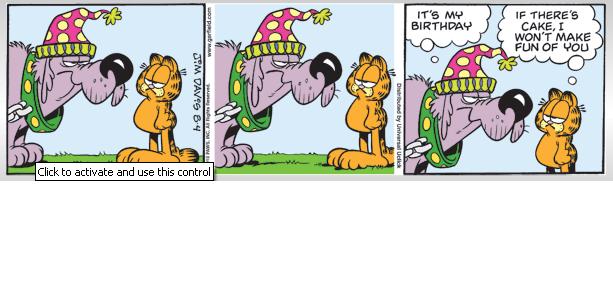 Filed under Funny Cartoons, Garfield, Kartun lucu